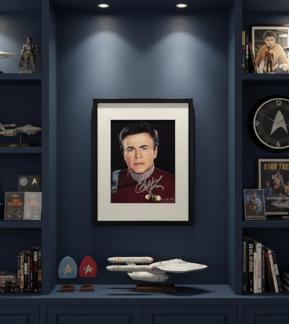 Walter Koenig Autographed 11X14 Framed & Matted Star Trek Chekov